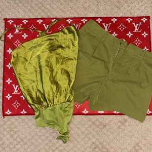 Ladies 2 piece short set